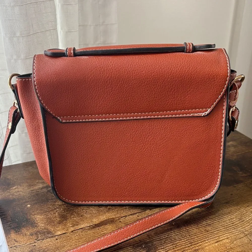 Fujifilm Instax Brown Leather Lalo Novo Crossbody Camera Bag